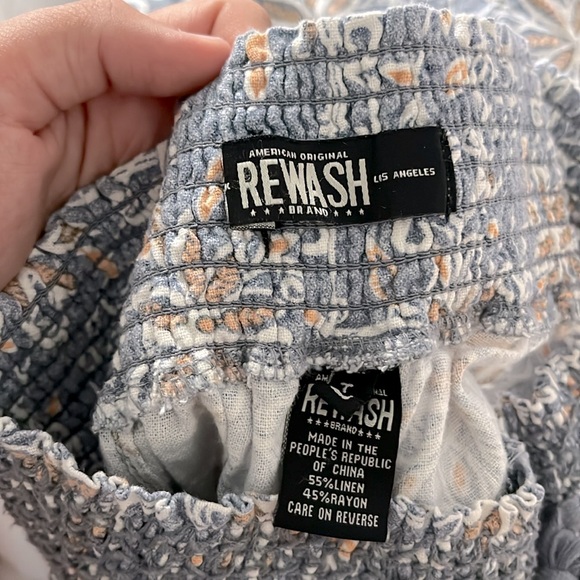 Blue and Orange Floral Palooza Pants - Picture 6 of 6